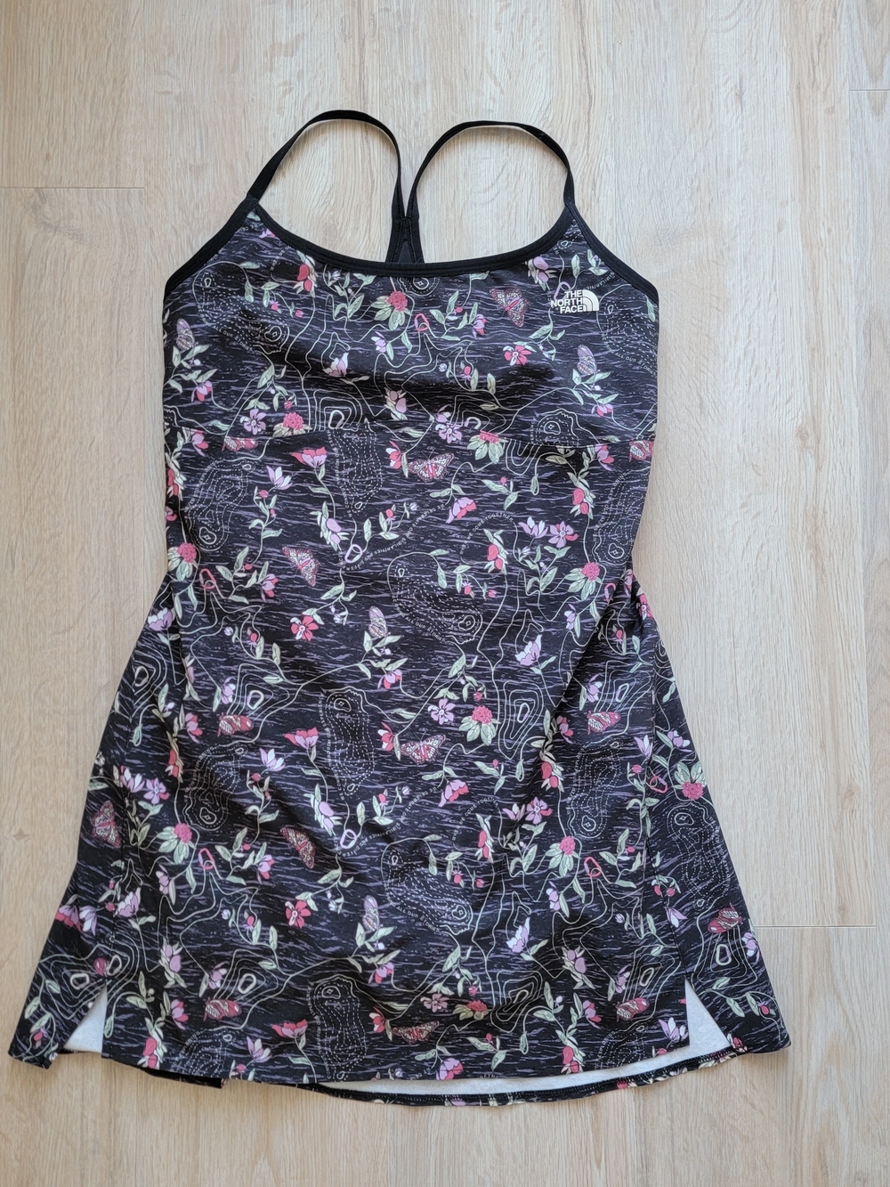 The North Face Black Floral Athletic Dress